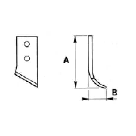 COLTELLO PER SCAVAFOSSI Zappine per AFR2R-AFR/O-OS 3000072