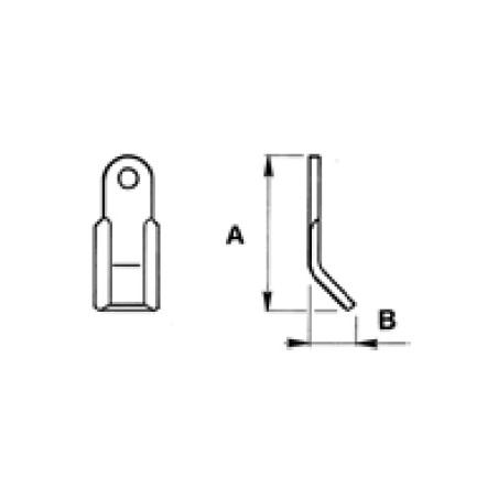 MURATORI COLTELLO MT8 - MT 12 - 13 - 14 - KIT DA 10 PEZZI